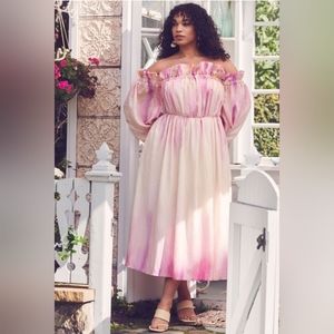 Off the Shoulder Ruffle Dress